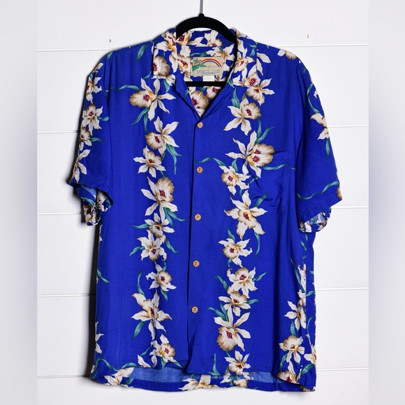 Vintage Paradise Found Hawaiian Shirt - Picture 1 of 4